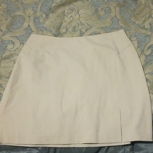 The Limited stretch khaki mini skirt